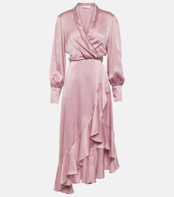 Zimmermann Silk wrap dress | LYBSTORE