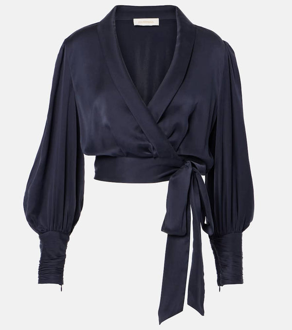 Zimmermann Silk wrap top