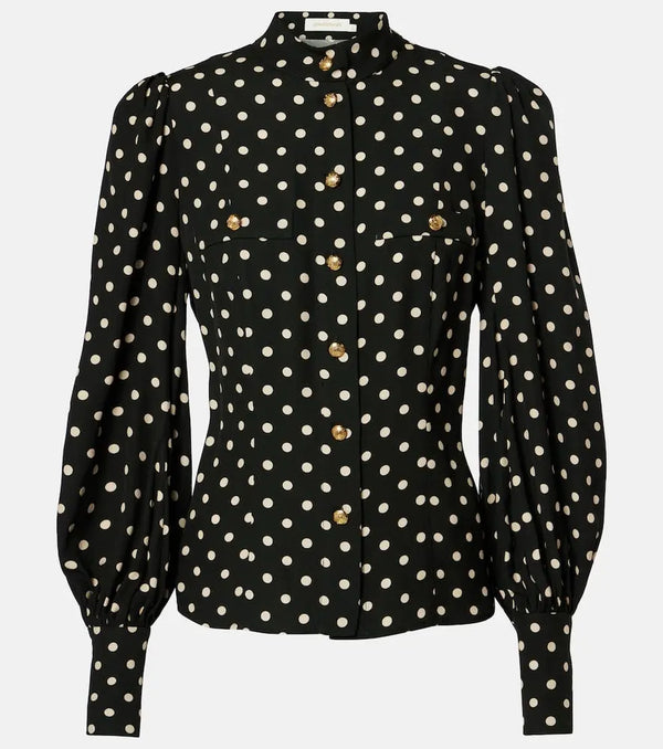 Zimmermann Utility polka-dot blouse | LYBSTORE