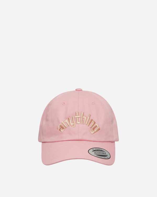 aNYthing Curved Logo Dad Hat Pink