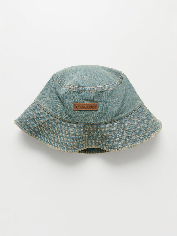 Acne Studios Bucket Hat Blue Beige