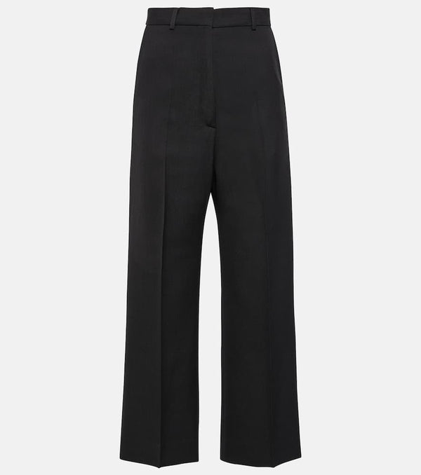 Acne Studios High-rise pleated straight pants