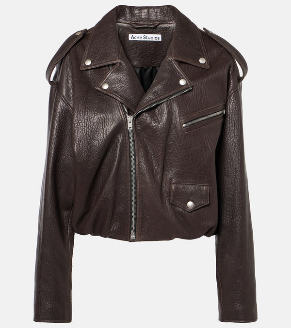 Acne Studios Leather biker jacket