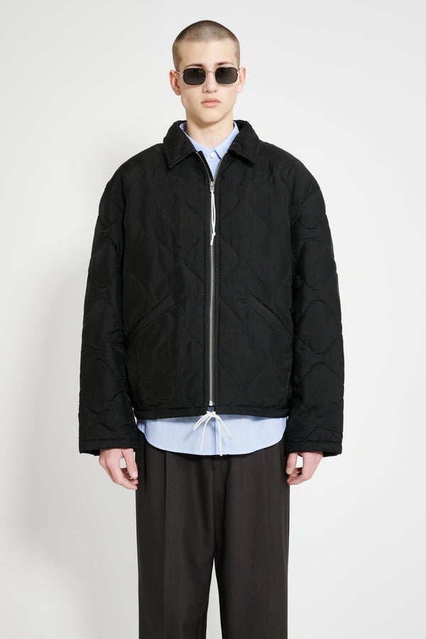 Acne Studios Padded Quilted Jacket Black