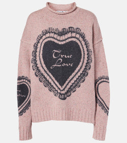 Acne Studios Printed wool-blend sweater