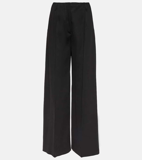 Acne Studios Wool-blend wide-leg pants