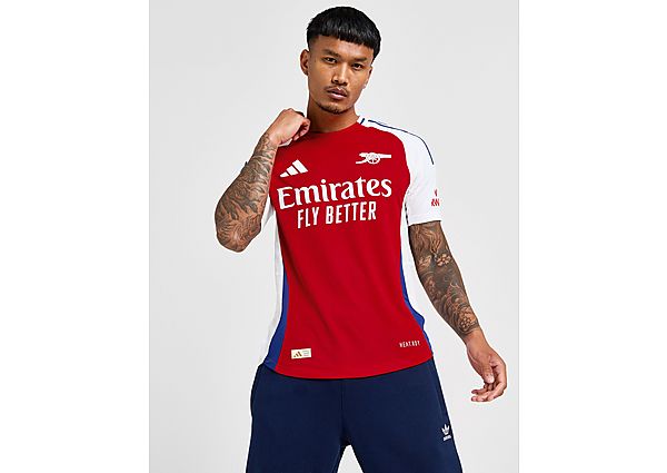 adidas Arsenal FC 2024 25 Match Home Shirt Better Scarlet White