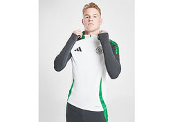 adidas Celtic Training 1 4 Zip Top White