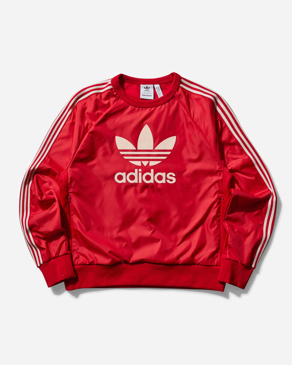 adidas Men s Wales Bonner Nylon Crew Jersey Better Scarlet