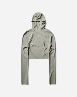 adidas Women s Fear of God Athletics Base Layer Crop Hoodie Sesame