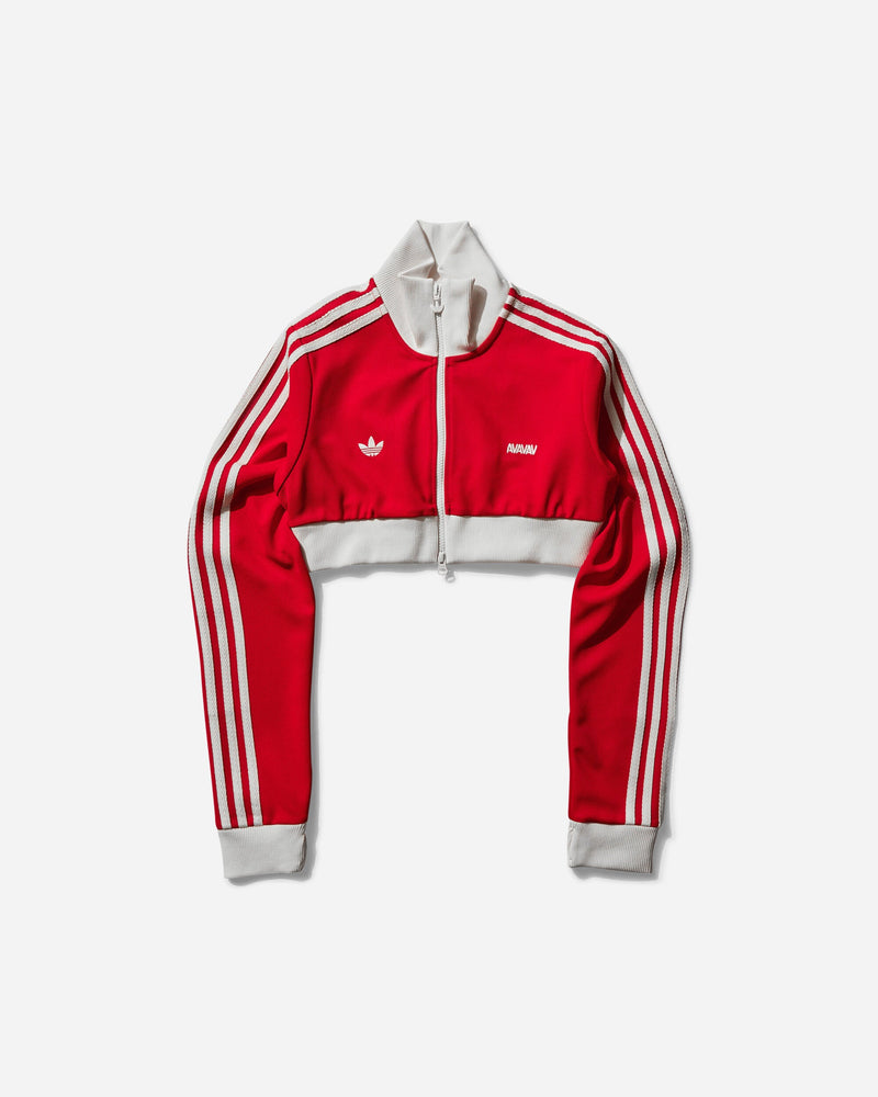 adidas Women s Avavav Cropped Track Top Better Scarlet