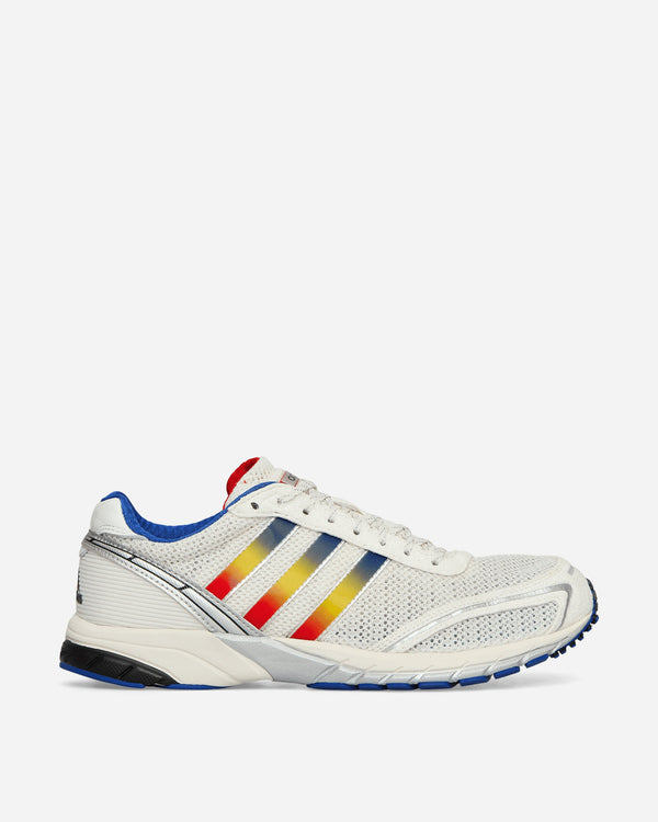 adidas Women s Adizero Adios OG Sneakers Core White / Royal Blue / Yellow