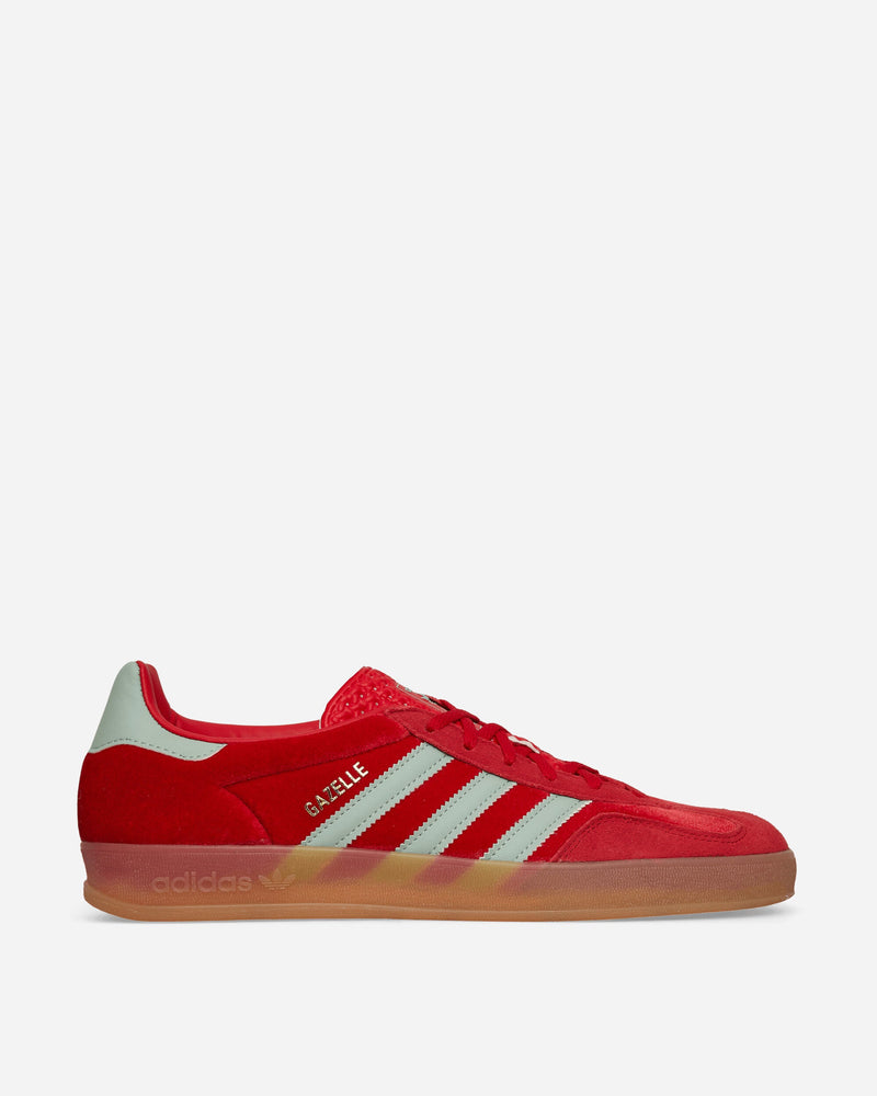 adidas Women s Gazelle Indoor Sneakers Better Scarlet / Hazy Green