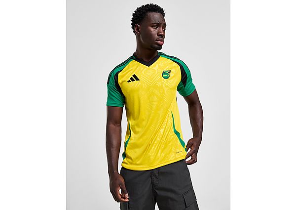 adidas Jamaica 2024 Home Shirt Hazy Yellow