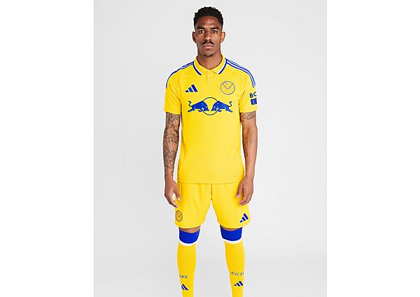 adidas Leeds United FC 2024 25 Away Shorts Yellow