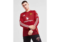 adidas Manchester United 24 25 Long Sleeve Home Shirt Mufc Red