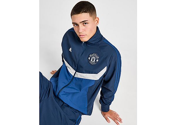 adidas Manchester United FC Track Top Night Indigo Victory Blue