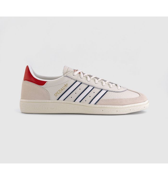 adidas Mens Handball Spezial Trainers Cloud White Night Indigo Better Scarlet