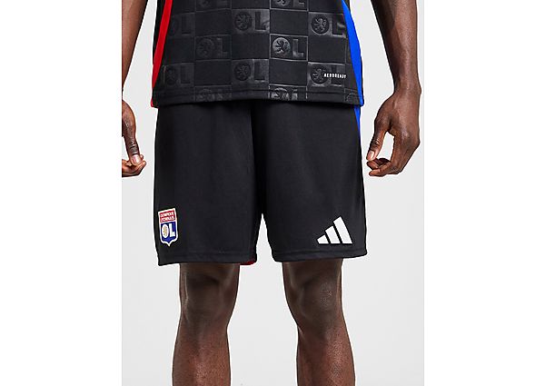 adidas Olympique Lyon 2024 25 Away Shorts Black