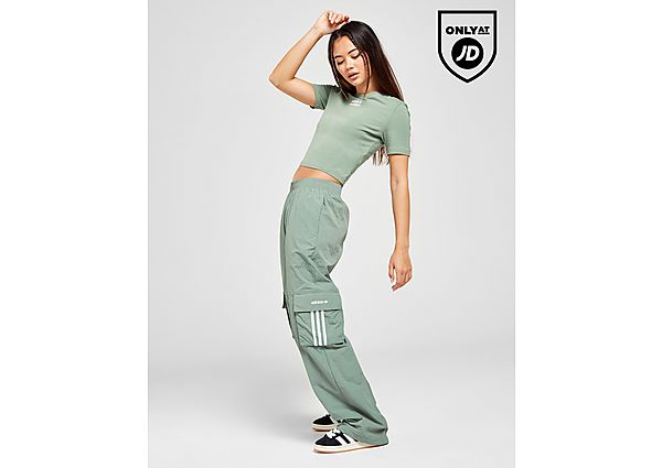 adidas Originals 3-Stripes Cargo Pants Green