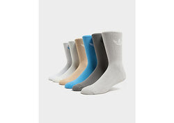 adidas Originals 6Pack Trefoil Cushion Crew Socks Multi Coloured