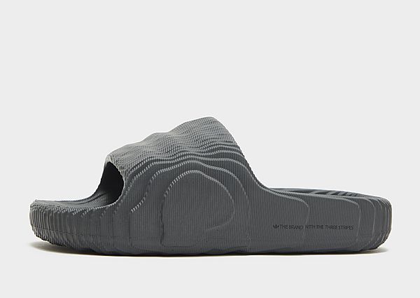 adidas Originals Adilette 22 Slides Grey Five Grey Five Core Black