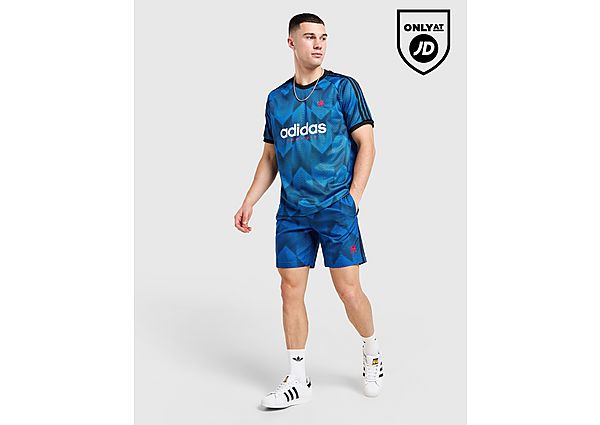 adidas Originals Football Swim Shorts Blue