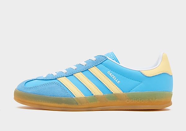 adidas Originals Gazelle Indoor Semi Blue Burst Almost Yellow Cloud White