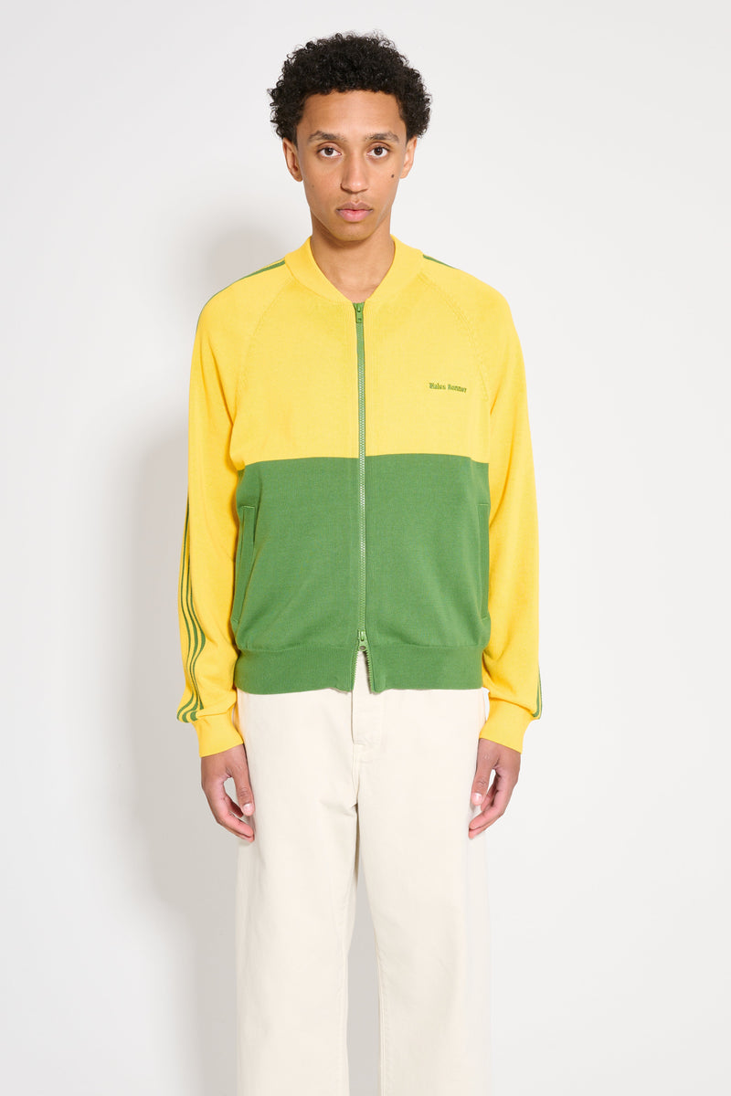 adidas Originals by Wales Bonner N Knit Track Top Bogold / Cregrn