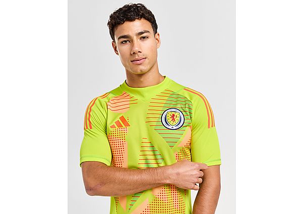 adidas Scotland 2024 Goalkeeper Home Shirt Yellow