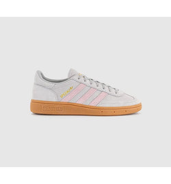 adidas Womens Exclusive Handball Spezial Trainers Grey Two Clear Pink Gold Metalic