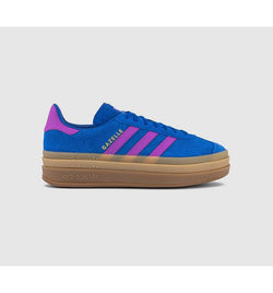 adidas Womens Gazelle Bold W Trainers Blue Purple Burst Blue Gum