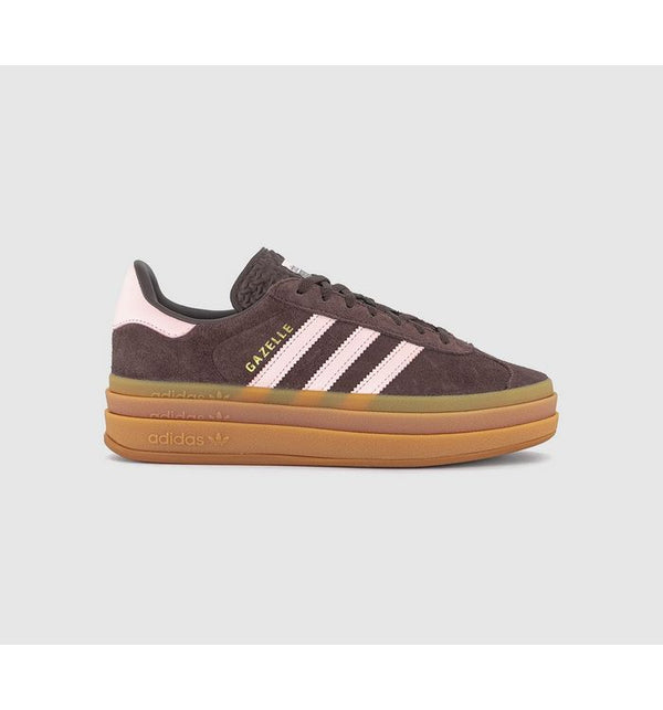 adidas Womens Gazelle Bold W Trainers Icey Pink Auburn Gold Metalic