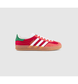 adidas Womens Gazelle Indoor Trainers Better Scarlet White Gum In Natural