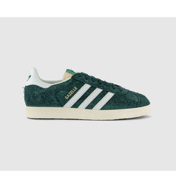 adidas Womens Gazelle Trainers Mineral Green Offwhite Cream White Suede