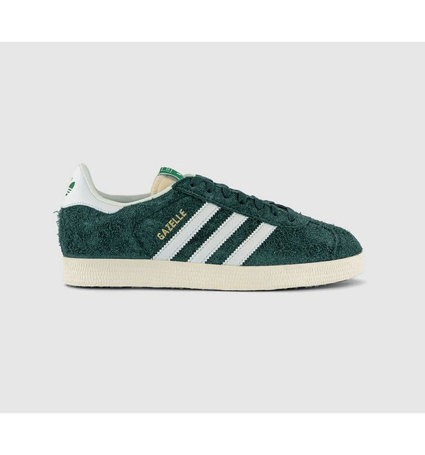 adidas Womens Gazelle Trainers Mineral Green Offwhite Cream White