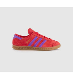 adidas Womens Hamburg Red Purple Burst Gum