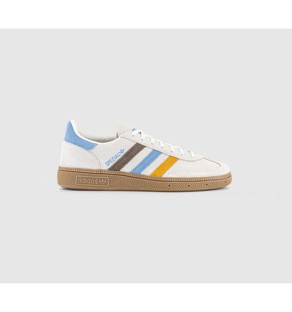 adidas Womens Handball Spezial Trainers Cloud White Light Blue Earth Strata