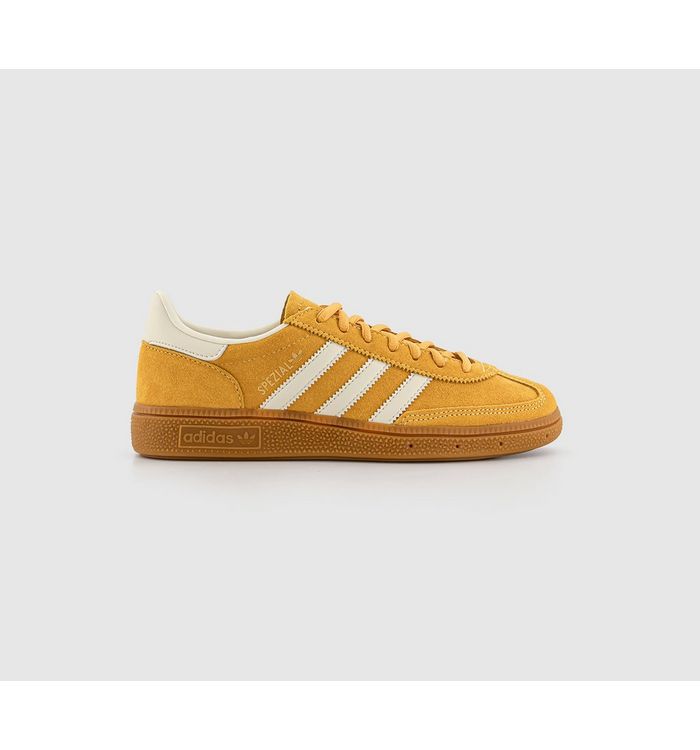 adidas Womens Handball Spezial Trainers Preloved Yellow Cream White White