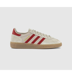 adidas Womens Handball Spezial Trainers Putty Grey Team Victory Red Wonder Beige