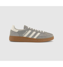 adidas Womens Handball Spezial Trainers Silver Pebble Offwhite Gum In Multi