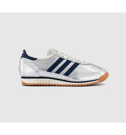 adidas Womens SL 72 Trainers Silver Metallic Collegiate Navy In Multi