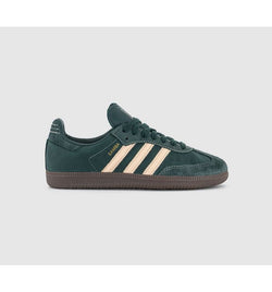 adidas Womens Samba OG Trainers Crystal Sand Mineral Green Crystal Sand In Natural