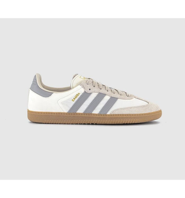 adidas Womens Samba Og Trainers Offwhite Grey Alumina