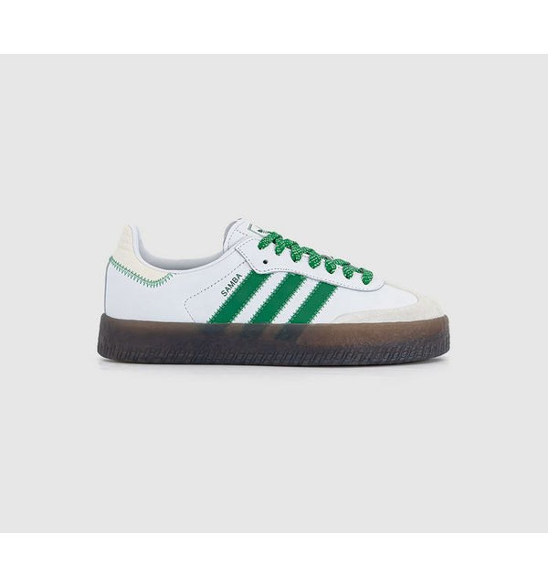 adidas Womens Sambae Trainers White Green