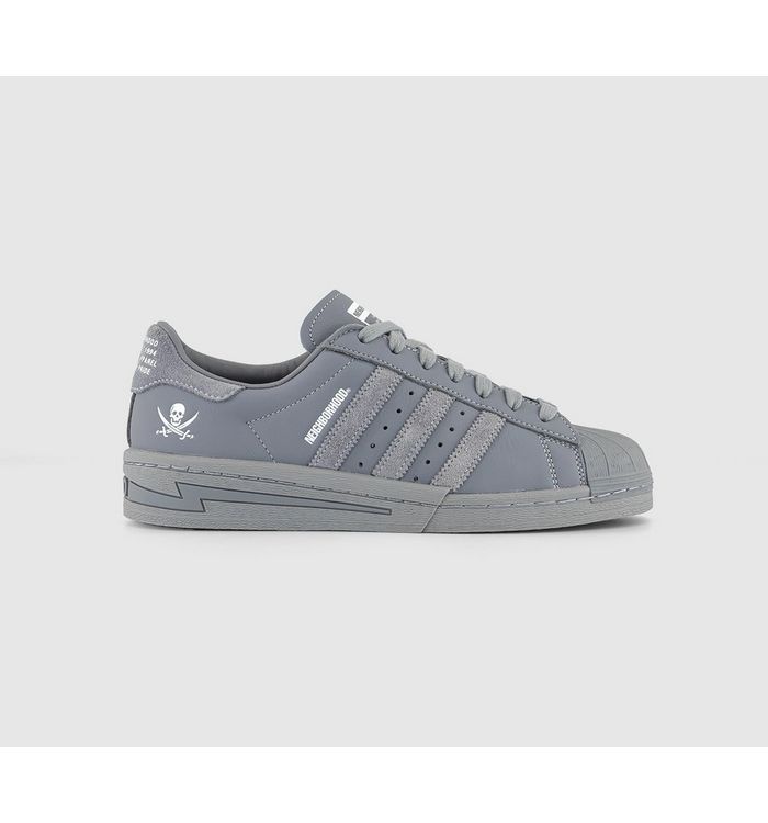 adidas Womens Superstar Neighborhood 2024 Grey Grey White