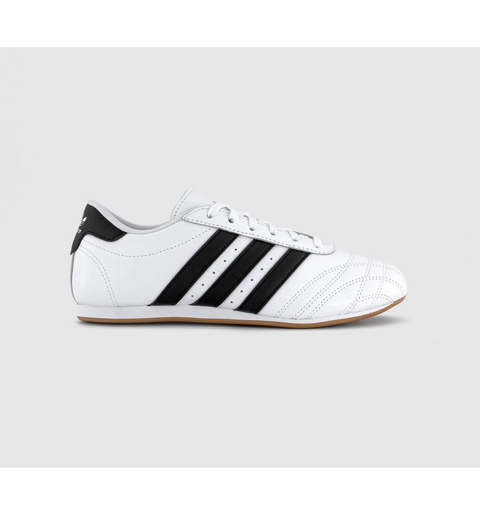 adidas Womens Taekwondo Lace Up Trainers White Black Gum