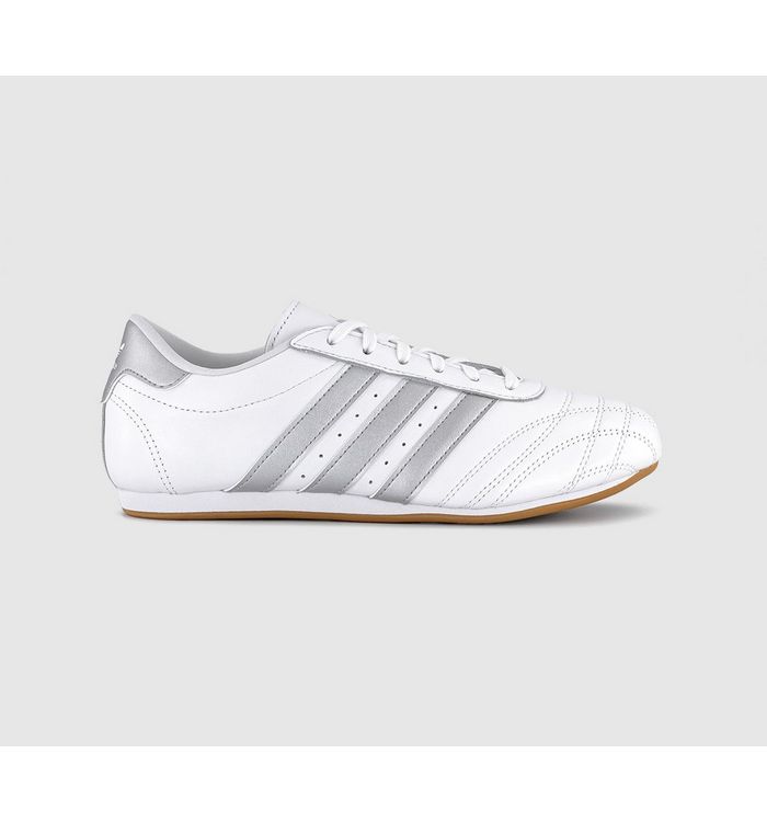 adidas Womens Taekwondo Lace Up Trainers White Silver Gum