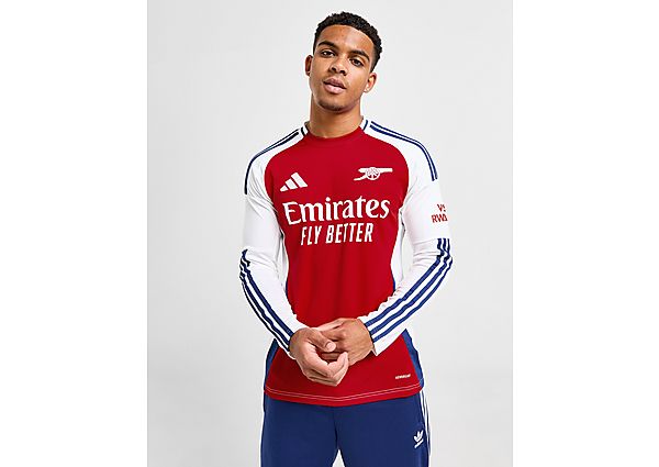 adidas Arsenal FC 2024/25 Long Sleeve Home Shirt  Red