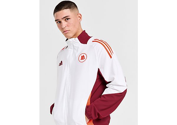 adidas AS Roma Presentation Track Jacket  White